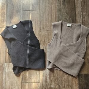 Abercrombie & Fitch crossover wrap top Bundle